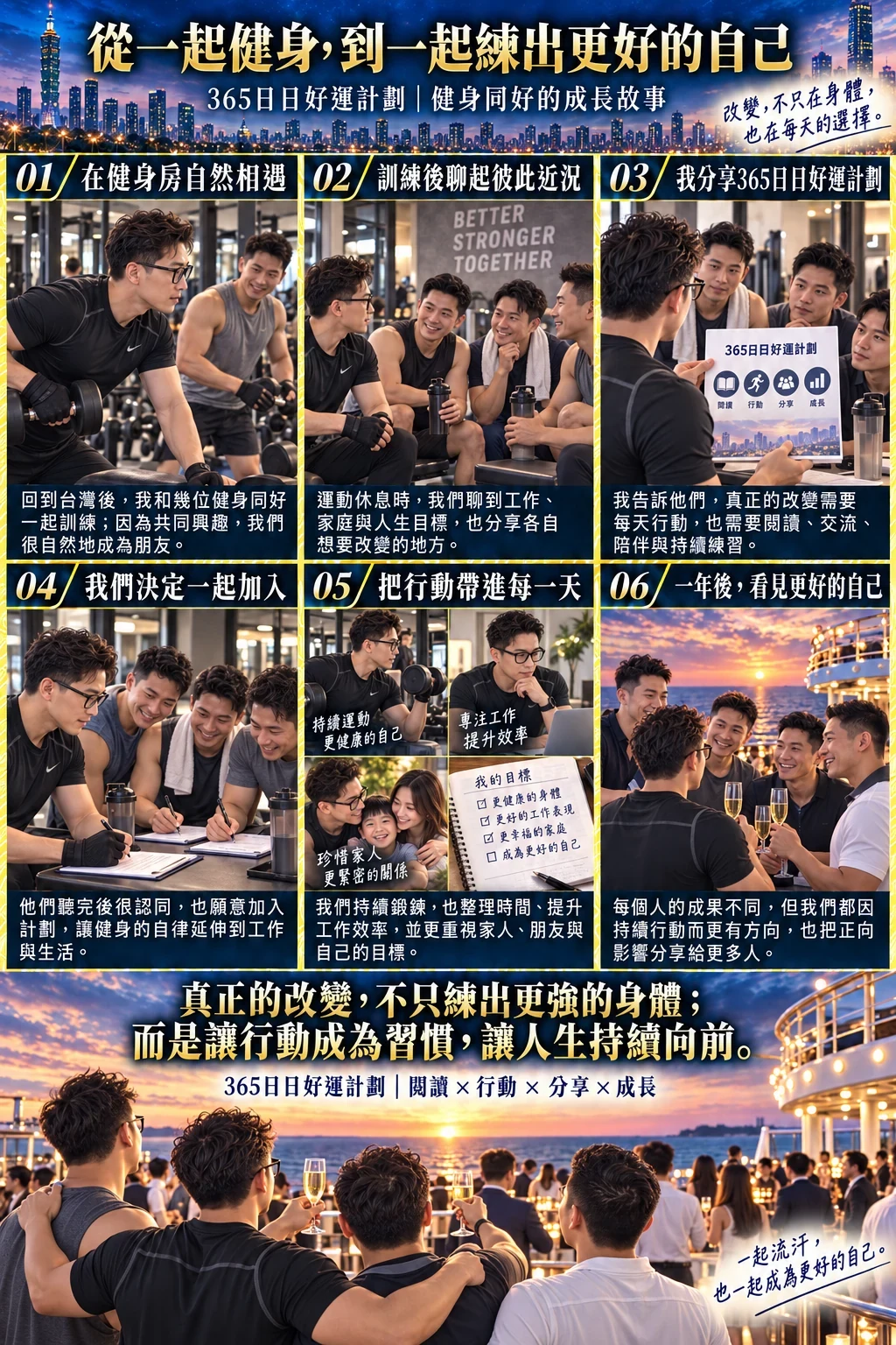 健身同好案例